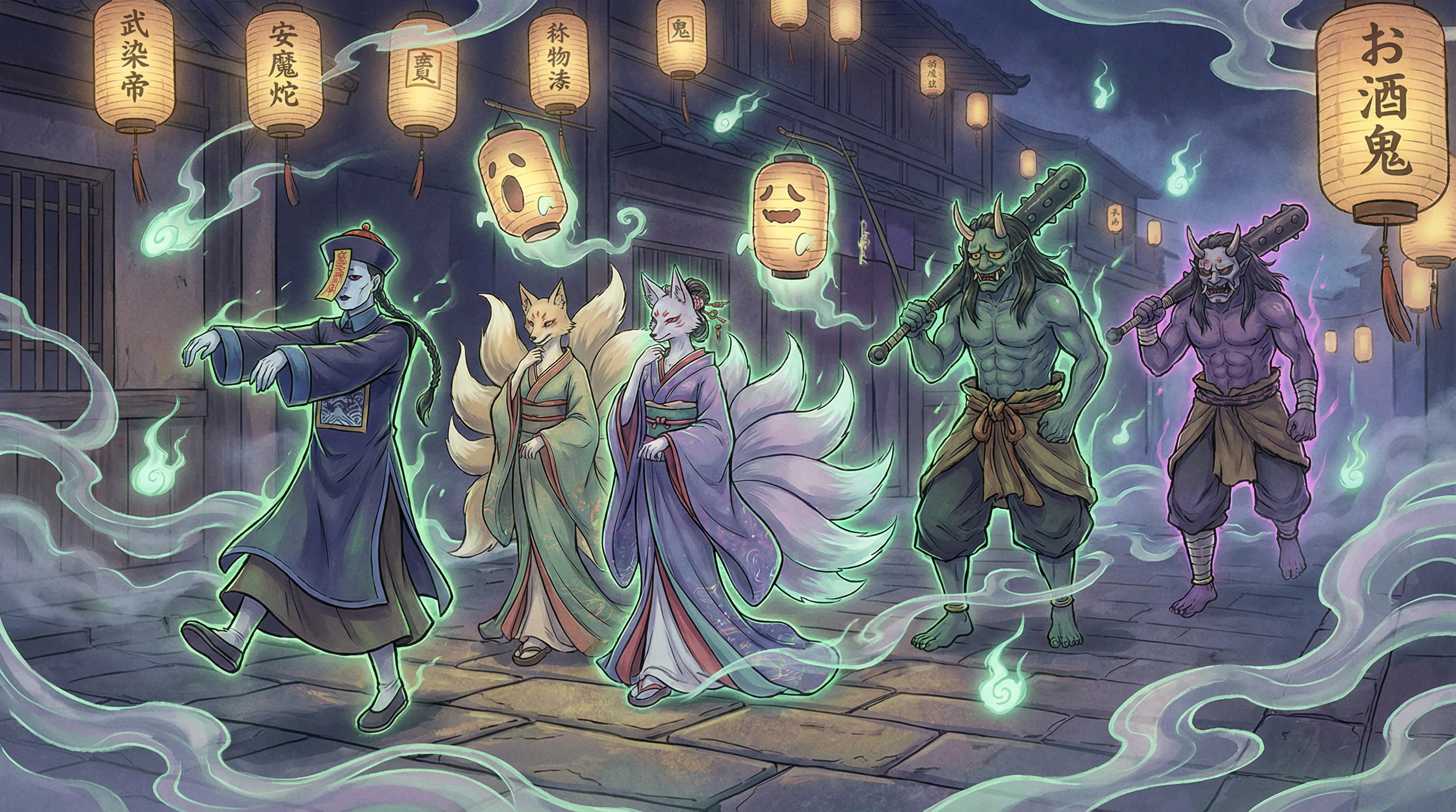 百鬼夜行 - 火玫瑰粤语 中日鬼怪动漫